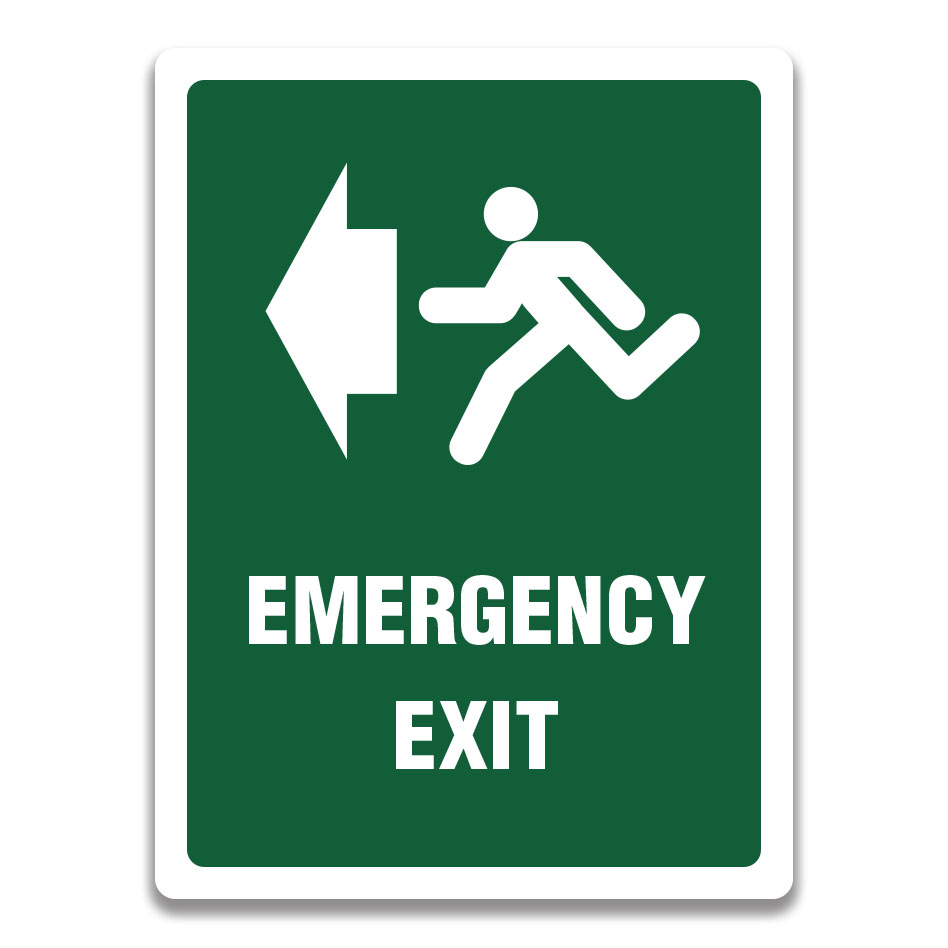 EMERGENCY SIGN MEANING AND EXAMPLE Safety Sign and Label