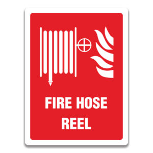 FIRE HOSE REEL SIGN AND LABELS