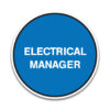 ELECTRICAL MANAGER Sticker