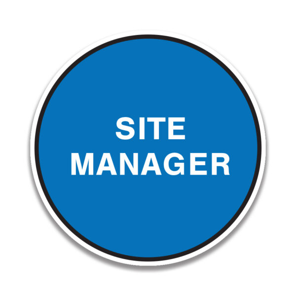 SITE MANAGER Sticker