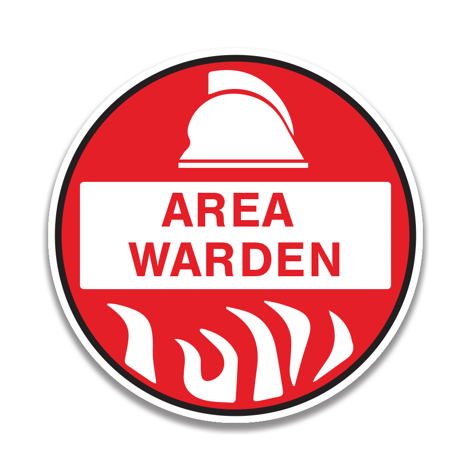 AREA WARDEN Sticker