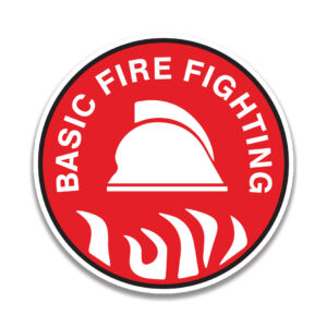 basic fire fighting sticker