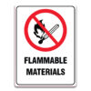 FLAMMABLE MATERIALS SIGN