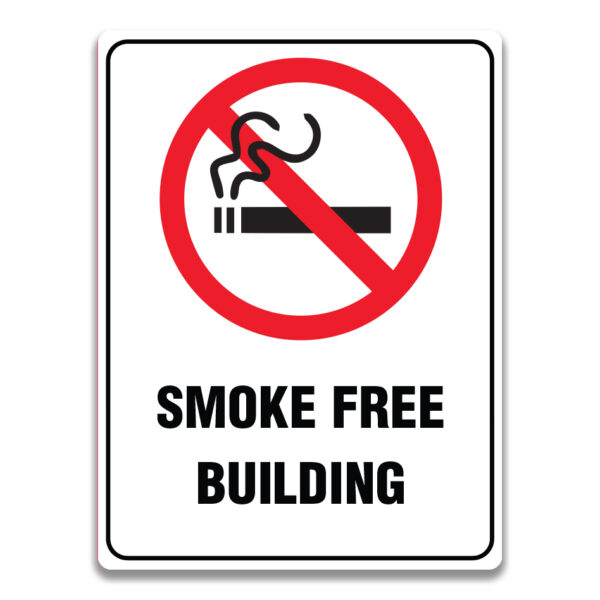 SMOKE FREE BUILDING SIGN
