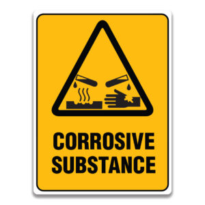 CORROSIVE SUBSTANCE SIGN