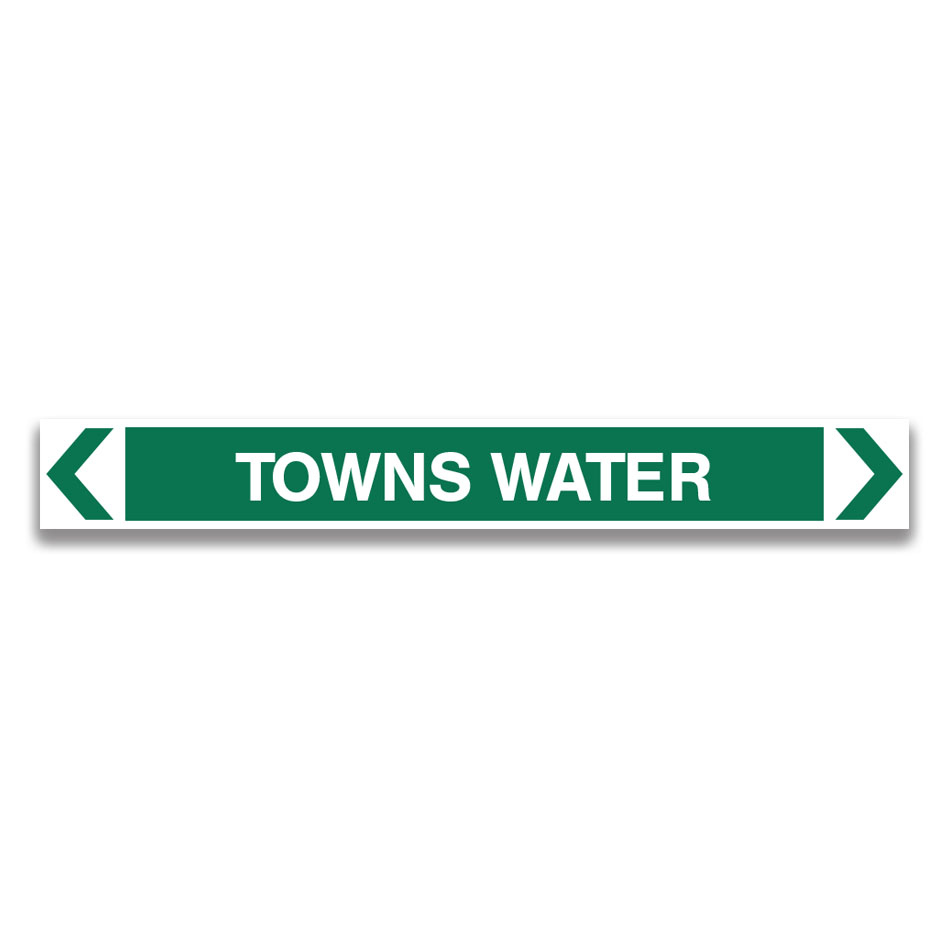 TOWNS WATER Pipe Marker
