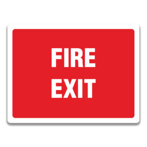 FIRE EXIT SIGNAGE