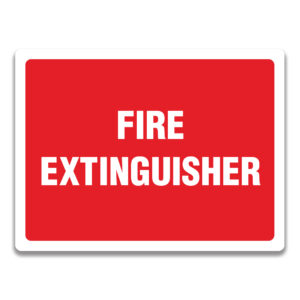 FIRE EXTINGUISHER SIGNS AND LABELS