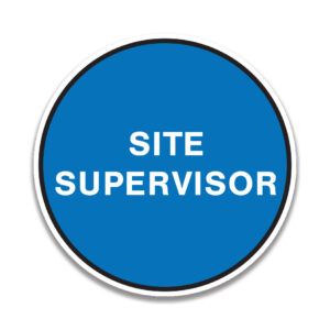 SITE SUPERVISOR Sticker