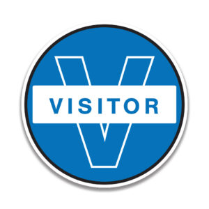 VISITOR Sticker