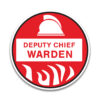 DEPUTY CHIEF WARDEN Sticker