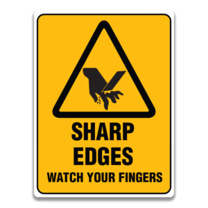 TRIP HAZARD MICROWAVE IN USES SIGN