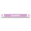 CAUSTIC Pipe Marker Signs and Label