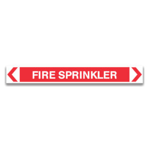 FIRE SPRINKLER Pipe Marker