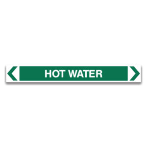 hot water pipe marker