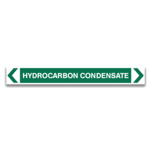 hydrocarbon condensate pipe marker