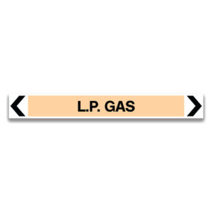 L.P. GAS Pipe Marker