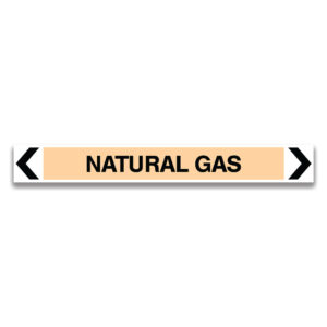 NATURAL GAS Pipe Marker