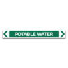 potable water pipe marker and signs