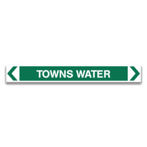 TOWNS WATER Pipe Marker
